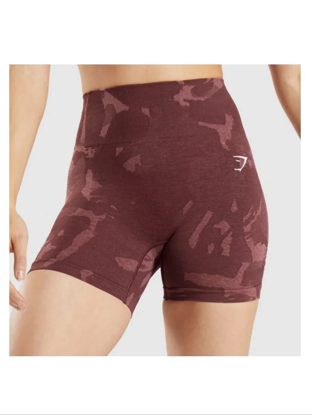 Red Gymshark Adapt Camo crossover Shorts Size Med